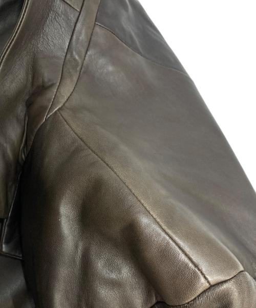 BANANA REPUBLIC（バナナリパブリック）BANANA REPUBLIC (バナナリパブリック) 00's レザーコート ブラウン サイズ:XLの古着・服飾アイテム