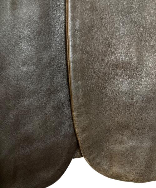 BANANA REPUBLIC（バナナリパブリック）BANANA REPUBLIC (バナナリパブリック) 00's レザーコート ブラウン サイズ:XLの古着・服飾アイテム