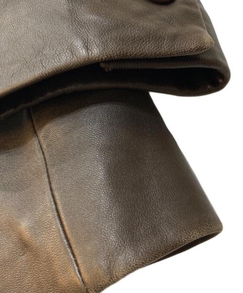BANANA REPUBLIC（バナナリパブリック）BANANA REPUBLIC (バナナリパブリック) 00's レザーコート ブラウン サイズ:XLの古着・服飾アイテム