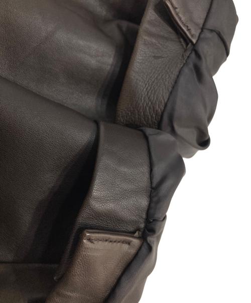 BANANA REPUBLIC（バナナリパブリック）BANANA REPUBLIC (バナナリパブリック) 00's レザーコート ブラウン サイズ:XLの古着・服飾アイテム