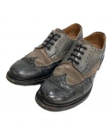 JOSEPH CHEANEY&SONS×VANQUISH（ジョセフ チーニー×ヴァンキッシュ）の古着「12508Last コラボ ウィングチップシューズ」｜ブラウン