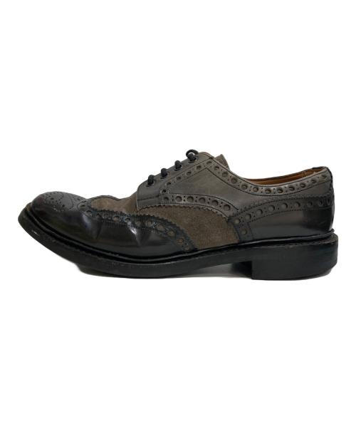 JOSEPH CHEANEY&SONS（ジョセフ チーニー）JOSEPH CHEANEY&SONS (ジョセフ チーニー) VANQUISH (ヴァンキッシュ) 12508Last コラボ ウィングチップシューズ ブラウン サイズ:9の古着・服飾アイテム