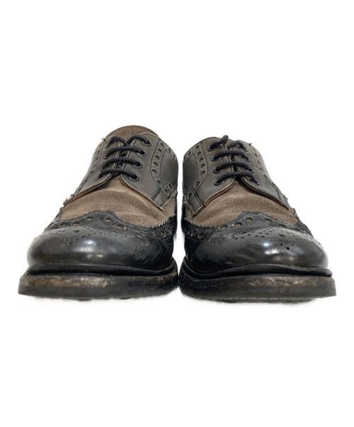 JOSEPH CHEANEY&SONS（ジョセフ チーニー）JOSEPH CHEANEY&SONS (ジョセフ チーニー) VANQUISH (ヴァンキッシュ) 12508Last コラボ ウィングチップシューズ ブラウン サイズ:9の古着・服飾アイテム
