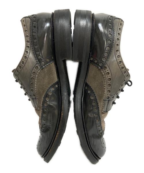 JOSEPH CHEANEY&SONS（ジョセフ チーニー）JOSEPH CHEANEY&SONS (ジョセフ チーニー) VANQUISH (ヴァンキッシュ) 12508Last コラボ ウィングチップシューズ ブラウン サイズ:9の古着・服飾アイテム