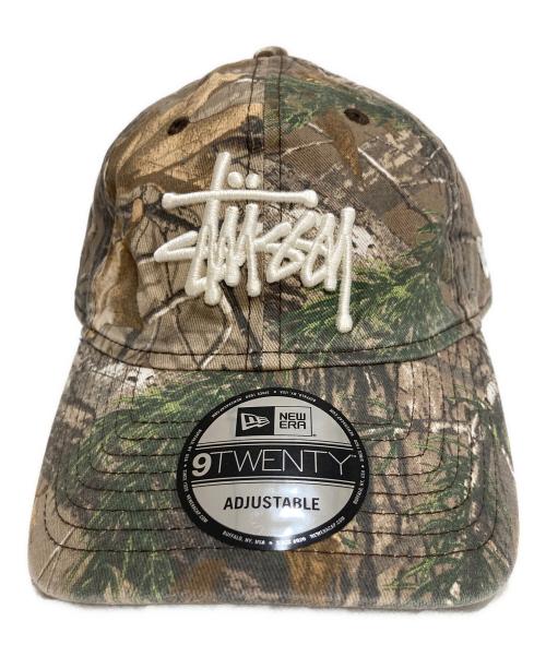 stussy（ステューシー）stussy (ステューシー) リアルツリー柄キャップ ブラウンの古着・服飾アイテム