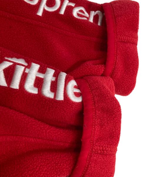 SUPREME（シュプリーム）SUPREME (シュプリーム) Skittles (スキットルズ) Skittles Polartec FLEECE JACKET レッド サイズ:LARGEの古着・服飾アイテム