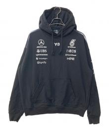 Y-3×Mercedes Benz（ワイスリー×メルセデスベンツ）の古着「MERCEDES-AMG PETRONAS FORMULA 1 TEAM HOODIE」｜ブラック