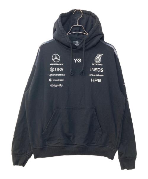 Y-3（ワイスリー）Y-3 (ワイスリー) Mercedes Benz (メルセデスベンツ) MERCEDES-AMG PETRONAS FORMULA 1 TEAM HOODIE ブラック サイズ:Mの古着・服飾アイテム