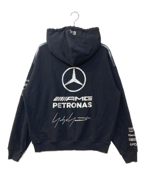 Y-3（ワイスリー）Y-3 (ワイスリー) Mercedes Benz (メルセデスベンツ) MERCEDES-AMG PETRONAS FORMULA 1 TEAM HOODIE ブラック サイズ:Mの古着・服飾アイテム