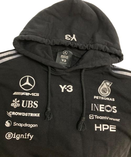 Y-3（ワイスリー）Y-3 (ワイスリー) Mercedes Benz (メルセデスベンツ) MERCEDES-AMG PETRONAS FORMULA 1 TEAM HOODIE ブラック サイズ:Mの古着・服飾アイテム
