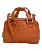 LOEWEロエベ）の古着「ショルダーポーチマイクロミニ アマソナ 2WAY ショルダーバッグ」｜オレンジ