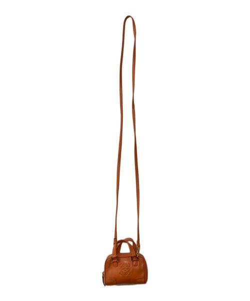 LOEWE（ロエベ）LOEWE (ロエベ) ショルダーポーチマイクロミニ アマソナ 2WAY ショルダーバッグ オレンジの古着・服飾アイテム