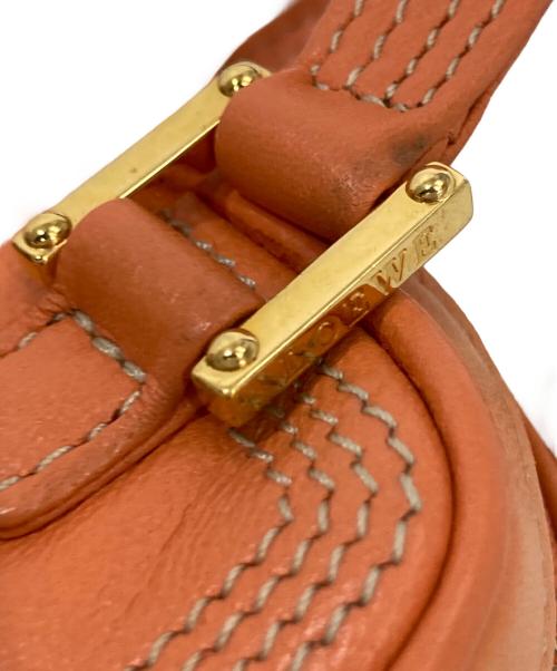 LOEWE（ロエベ）LOEWE (ロエベ) ショルダーポーチマイクロミニ アマソナ 2WAY ショルダーバッグ オレンジの古着・服飾アイテム