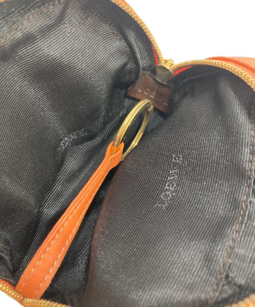 LOEWE（ロエベ）LOEWE (ロエベ) ショルダーポーチマイクロミニ アマソナ 2WAY ショルダーバッグ オレンジの古着・服飾アイテム