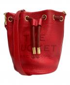 MARC JACOBSマークジェイコブス）の古着「The Leather Bucket Bag/ザ レザー バケットバッグ」｜レッド