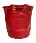 MARC JACOBS (マークジェイコブス) The Leather Bucket Bag/ザ レザー バケットバッグ レッド：23000円