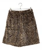 stussyステューシー）の古着「PILE LEOPARD SHORT」｜ブラウン