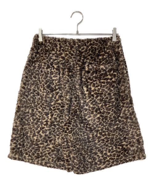 stussy（ステューシー）stussy (ステューシー) PILE LEOPARD SHORT ブラウン サイズ:Sの古着・服飾アイテム