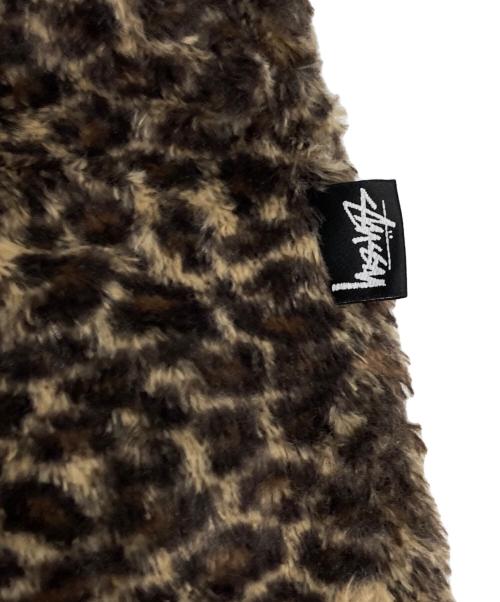 stussy（ステューシー）stussy (ステューシー) PILE LEOPARD SHORT ブラウン サイズ:Sの古着・服飾アイテム