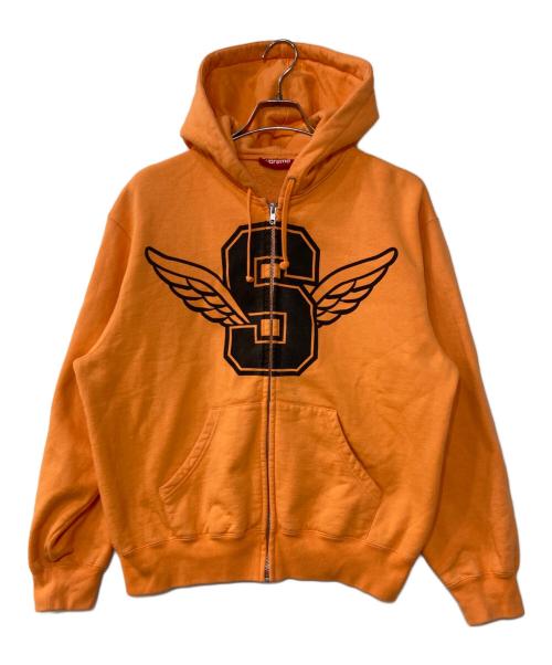 SUPREME（シュプリーム）SUPREME (シュプリーム) Wings Zip Up Hooded Sweatshirt オレンジ サイズ:Sの古着・服飾アイテム