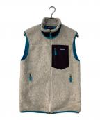 Patagoniaパタゴニア）の古着「Classic Retro-X Vest/クラシック・レトロX・ベスト」｜グレー×グリーン