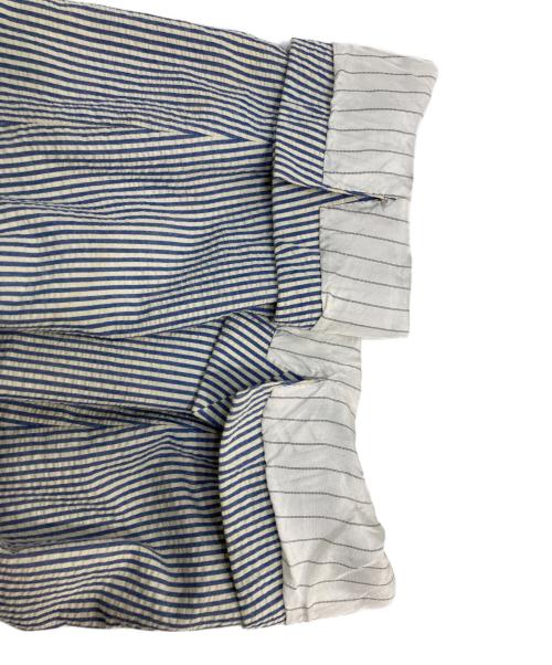 POLO RALPH LAUREN（ポロ・ラルフローレン）POLO RALPH LAUREN (ポロ・ラルフローレン) シアサッカー テーラードジャケット ホワイト×ブルー サイズ:40Rの古着・服飾アイテム