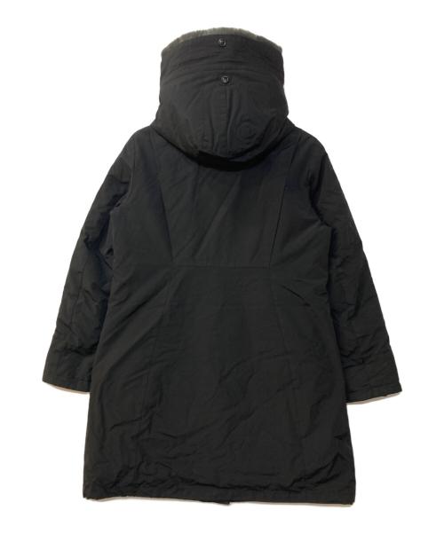 WOOLRICH（ウールリッチ）WOOLRICH (ウールリッチ) BOW BRIDGE ボウブリッジ ラビットファーフード付ダウンコート ブラック サイズ:Lの古着・服飾アイテム