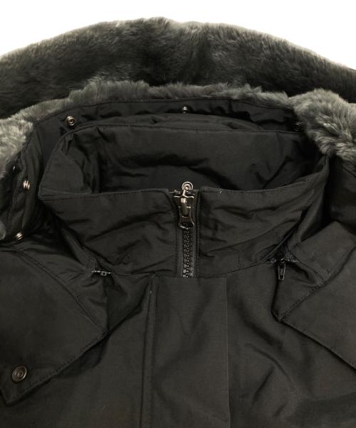 WOOLRICH（ウールリッチ）WOOLRICH (ウールリッチ) BOW BRIDGE ボウブリッジ ラビットファーフード付ダウンコート ブラック サイズ:Lの古着・服飾アイテム