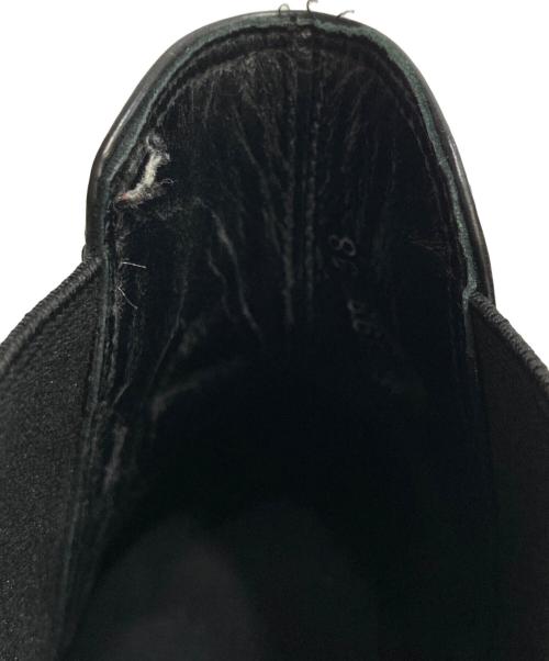 ALEXANDER McQUEEN（アレキサンダーマックイーン）ALEXANDER McQUEEN (アレキサンダーマックイーン) レザーサイドゴアブーツ ブラック サイズ:38の古着・服飾アイテム