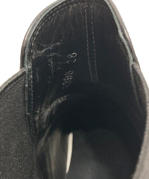 ALEXANDER McQUEEN（アレキサンダーマックイーン）ALEXANDER McQUEEN (アレキサンダーマックイーン) レザーサイドゴアブーツ ブラック サイズ:38の古着・服飾アイテム