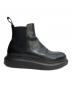 ALEXANDER McQUEEN (アレキサンダーマックイーン) レザーサイドゴアブーツ ブラック サイズ:38：15000円