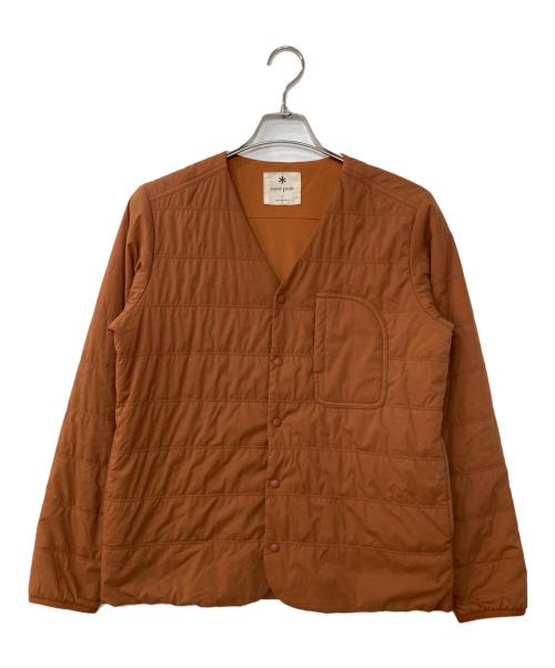 Snow peak（スノーピーク）Snow peak (スノーピーク) Flexible Insulated Cardigan フレキシブルインサレーションカーディガン ブラウン サイズ:Sの古着・服飾アイテム