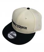 New Era×KANDYTOWN×THE CAPニューエラ×キャンディタウン×ザ キャップ）の古着「9FIFTY collection キャップ」｜ベージュ×ブラック