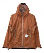 and wanderアンドワンダー）の古着「RAIN JACKET レインジャケット」｜ブラウン