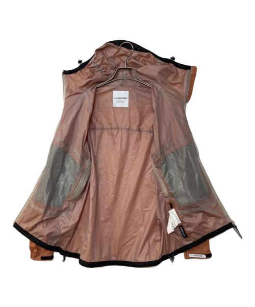 and wander（アンドワンダー）and wander (アンドワンダー) RAIN JACKET レインジャケット ブラウン サイズ:Sの古着・服飾アイテム
