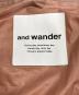 中古・古着 and wander (アンドワンダー) RAIN JACKET レインジャケット ブラウン サイズ:S：15000円