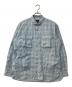 NANGA（ナンガ）の古着「MINI PLAID CAMP SHIRT ミニプレイド キャンプシャツ」｜ブルー