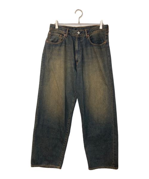 BEAMS（ビームス）BEAMS (ビームス) Wide Denim Pants DUSTY INDIGO サイズ:Mの古着・服飾アイテム