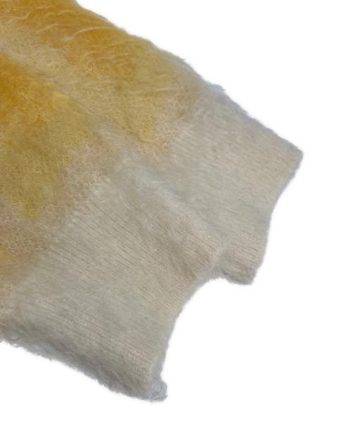 paratrait（パラトレイト）paratrait (パラトレイト) MOHAIR CELL KNIT PO モヘヤニット イエロー サイズ:2の古着・服飾アイテム