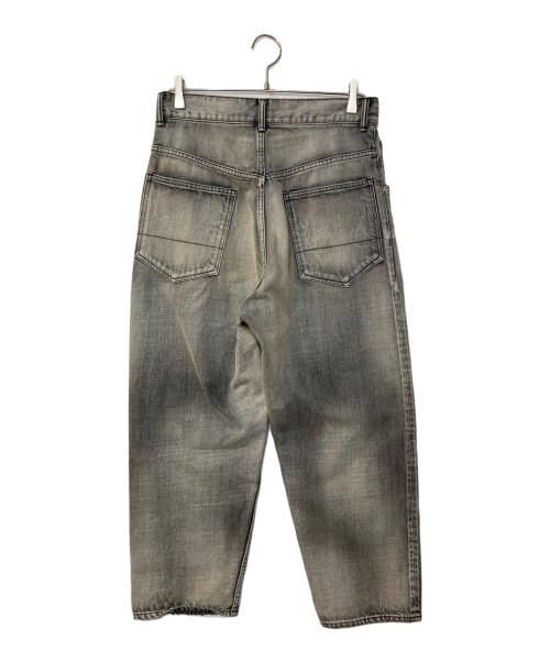ANCELLM（アンセルム）ANCELLM (アンセルム) SELVEDGE TAPERED 5P BLACK DENIM PANTS グレー サイズ:1の古着・服飾アイテム