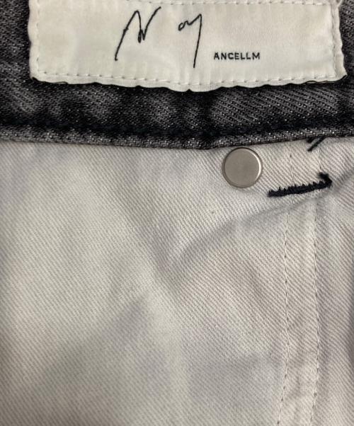ANCELLM（アンセルム）ANCELLM (アンセルム) SELVEDGE TAPERED 5P BLACK DENIM PANTS グレー サイズ:1の古着・服飾アイテム