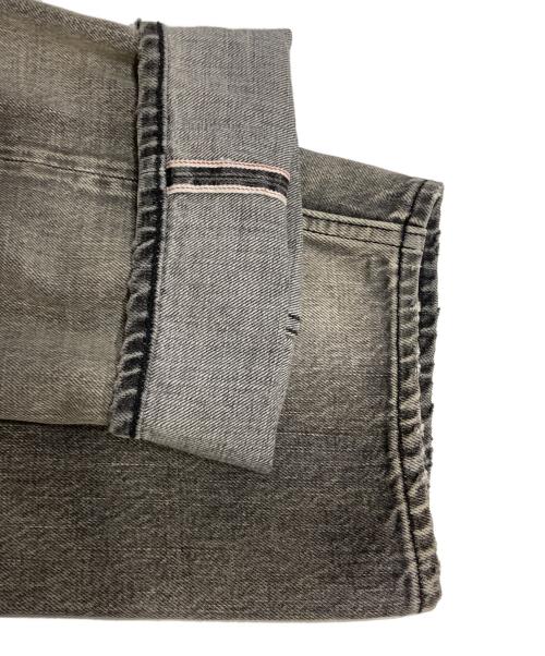 ANCELLM（アンセルム）ANCELLM (アンセルム) SELVEDGE TAPERED 5P BLACK DENIM PANTS グレー サイズ:1の古着・服飾アイテム