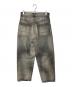 ANCELLM (アンセルム) SELVEDGE TAPERED 5P BLACK DENIM PANTS グレー サイズ:1：18000円
