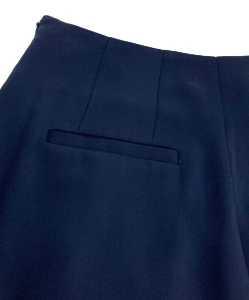 LAUREN RALPH LAUREN（ローレン ラルフ ローレン）LAUREN RALPH LAUREN (ローレン ラルフ ローレン) ベルテッドタックパンツ ネイビー サイズ:2の古着・服飾アイテム