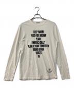 MONCLERモンクレール）の古着「KEEP WARM PUSH」｜ホワイト