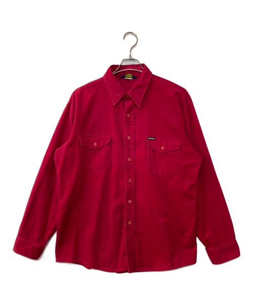 OSH KOSH（オシュコシュ）OSH KOSH (オシュコシュ) 70's シャモアクロスシャツ レッド サイズ:不明の古着・服飾アイテム