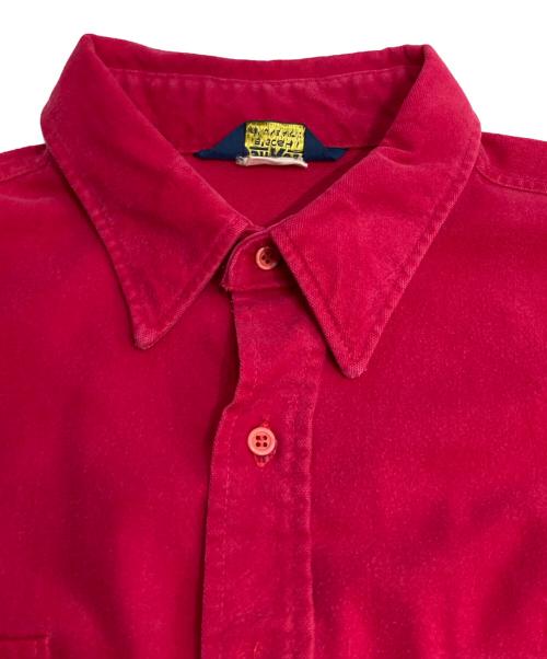 OSH KOSH（オシュコシュ）OSH KOSH (オシュコシュ) 70's シャモアクロスシャツ レッド サイズ:不明の古着・服飾アイテム