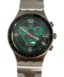 SWATCH（スウォッチ）の古着「Rattlesnake クロノグラフ」｜ブラック×グリーン