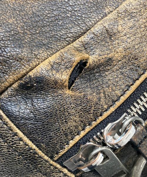 DIESEL（ディーゼル）DIESEL (ディーゼル) ヴィンテージ加工リュック ブラウンの古着・服飾アイテム