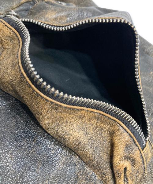 DIESEL（ディーゼル）DIESEL (ディーゼル) ヴィンテージ加工リュック ブラウンの古着・服飾アイテム